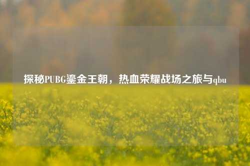 探秘PUBG鎏金王朝，热血荣耀战场之旅与qbu
